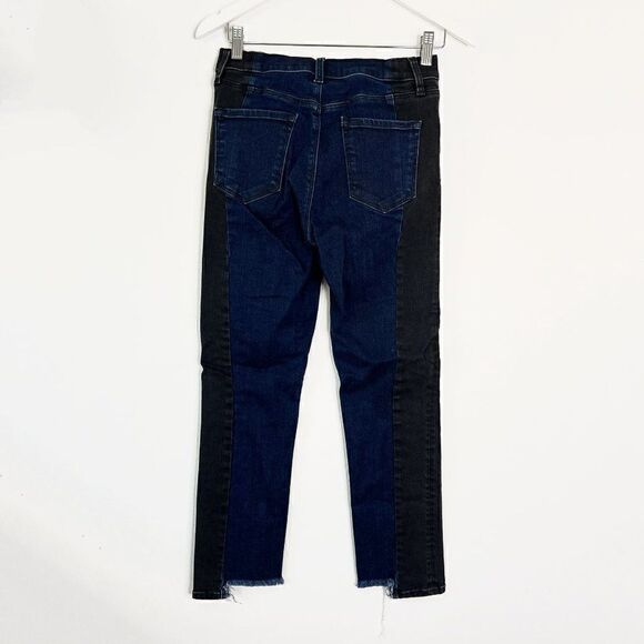 J Brand Ruby High Rise Cigarette Raw Hem Crop Jeans in Duality - Picture 3 of 10